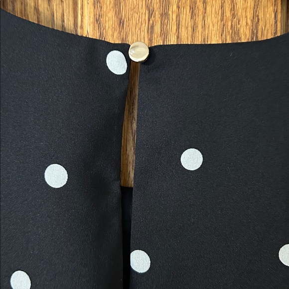 Ann Taylor Black and White Polka Dot Top - Picture 7 of 7